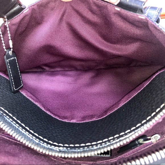 100% Authentic COACH F13963 HAMPTON Satchel Bag Purse - Picture 14 of 16